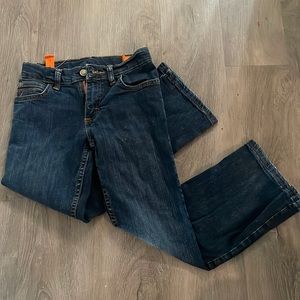 Boys wrangler jeans, adjustable waist, sz 8